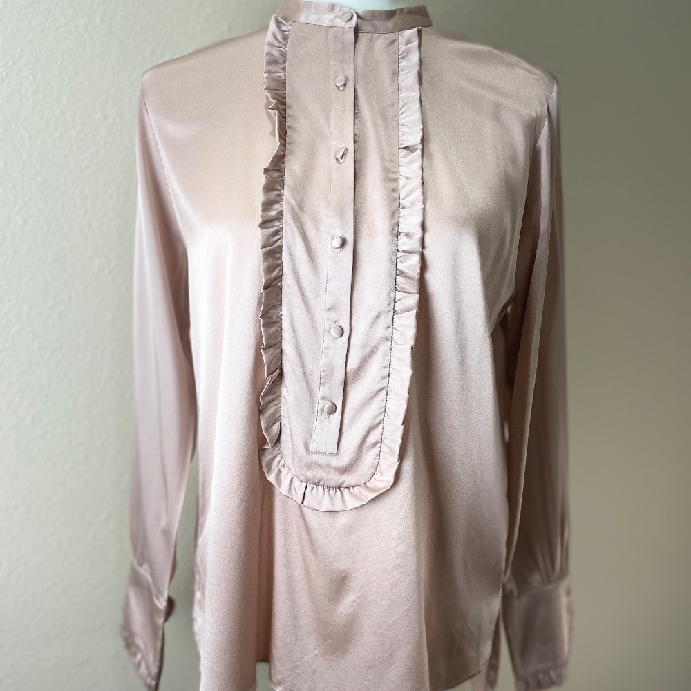 NWT Herzen's Angelegenheit  Silk Long Sleeve  Size ~38